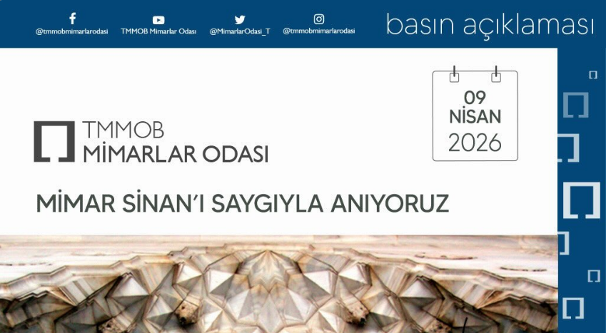 Mimar Sinan’ı Saygıyla Anıyoruz