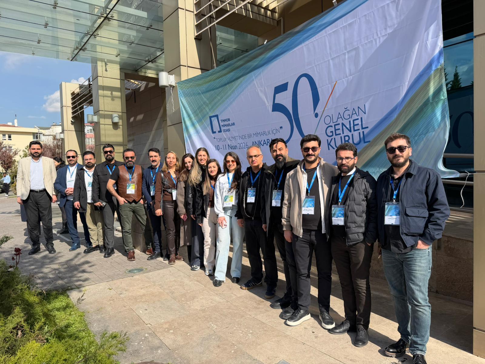 TMMOB Mimarlar Odası 50. Olağan Genel Kurulu Şubemiz Delegasyon Katılımı