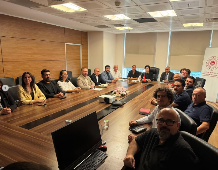 Çevre, Şehircilik ve İklim Değişikliği Bakanlığı Mesleki Hizmetler Genel Müdürlüğü’nde MYK ve Şubelerin Katılımı İle Toplantı